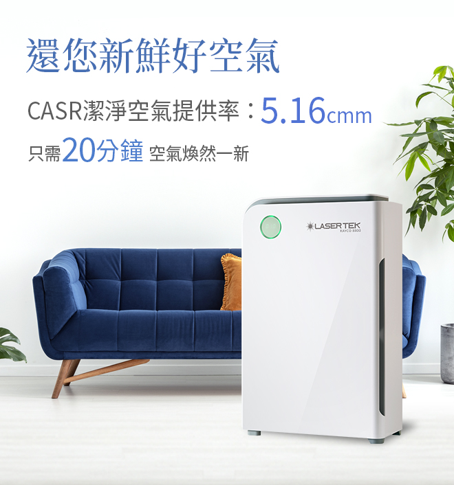 RAYCO 8800 gives you fresh air indoor