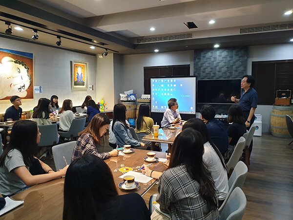 國立中山大學企業管理學系課程參訪。 國立中山大學企業管理學系課程參訪。