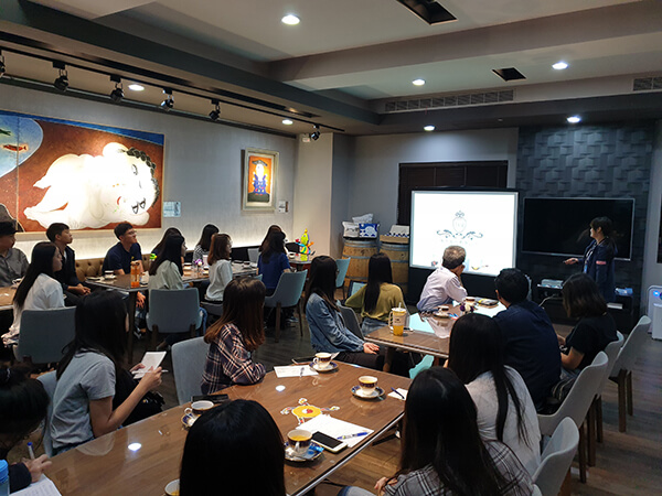 國立中山大學企業管理學系課程參訪。 國立中山大學企業管理學系課程參訪。