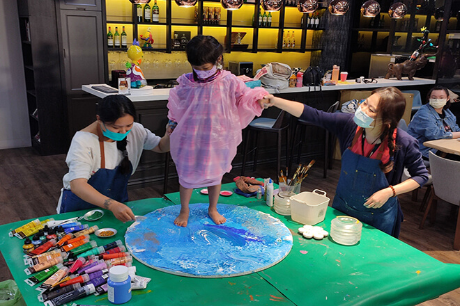 藝術繪永續 雷科與中山辦親子共創工作坊。