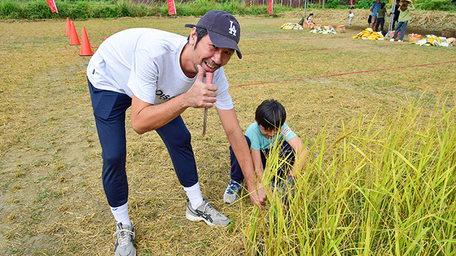 稻殼飄吟：秋風田園交饗宴。