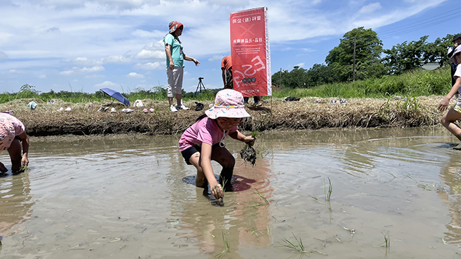 雷科攜手中山大學辦理鳳林國小向日葵活力營種夏活動。