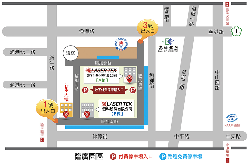 LASER TEK TAIWAN CO., LTD. Map