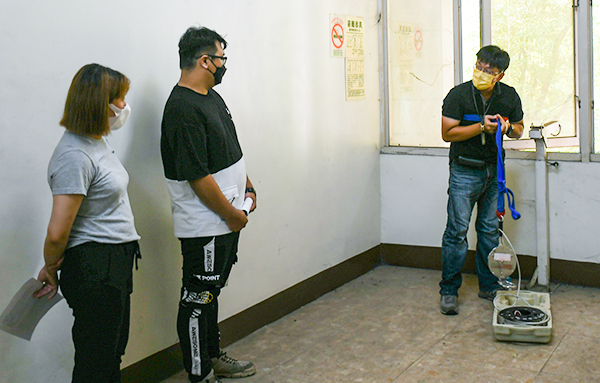 Fire drill - an escape sling