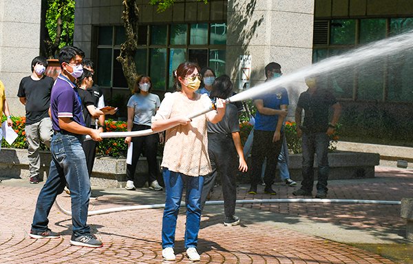 Fire drill - hydrants