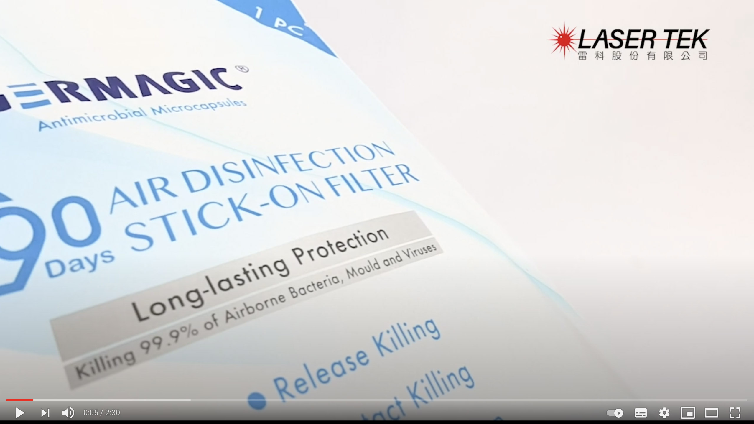 2021GERMAGIC-90-day long-term anti-bacterial protection filter film